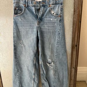 ZARA girls wide leg jeans